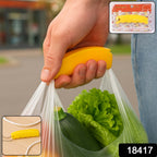 Silicone Bag Carrier Comfort Grip & Keychain | JourneyMate - Side View