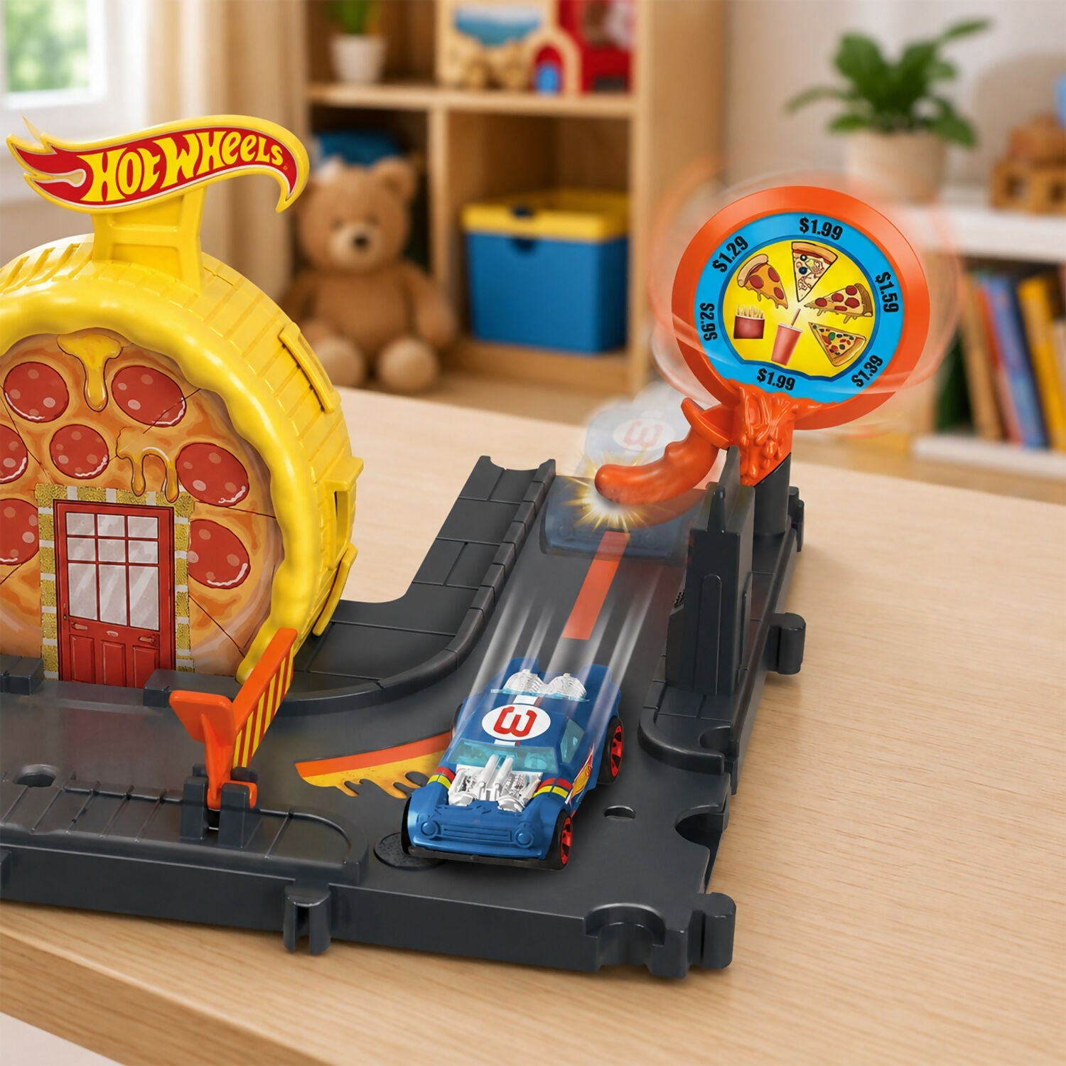 ALVENZA Hot Wheels City Playset – Exciting Race & Delivery Tracks