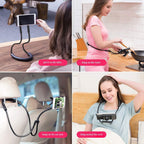 ALVENZA Flexible Neck Phone Holder – 360° Adjustable Lazy Stand | DeoDap