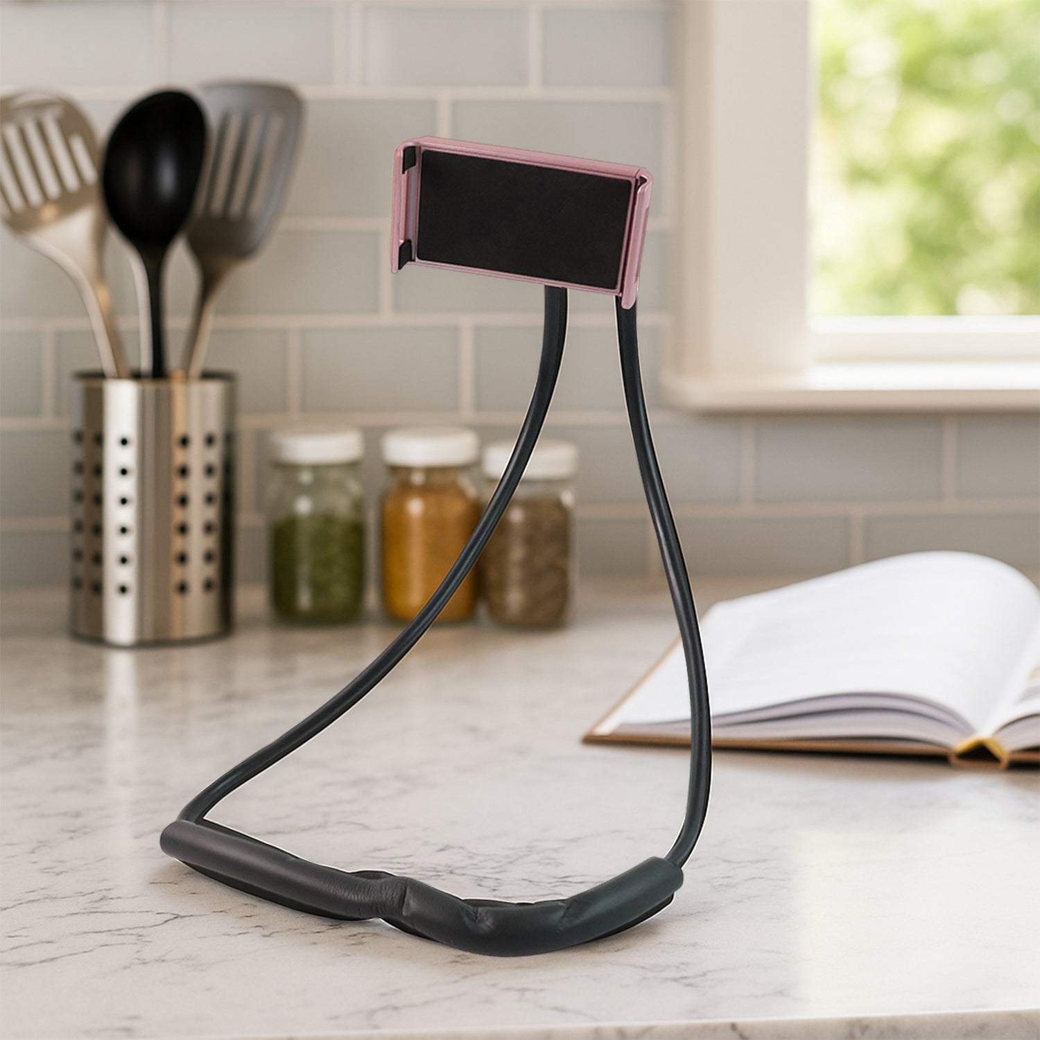 ALVENZA Flexible Neck Phone Holder – 360° Adjustable Lazy Stand | DeoDap