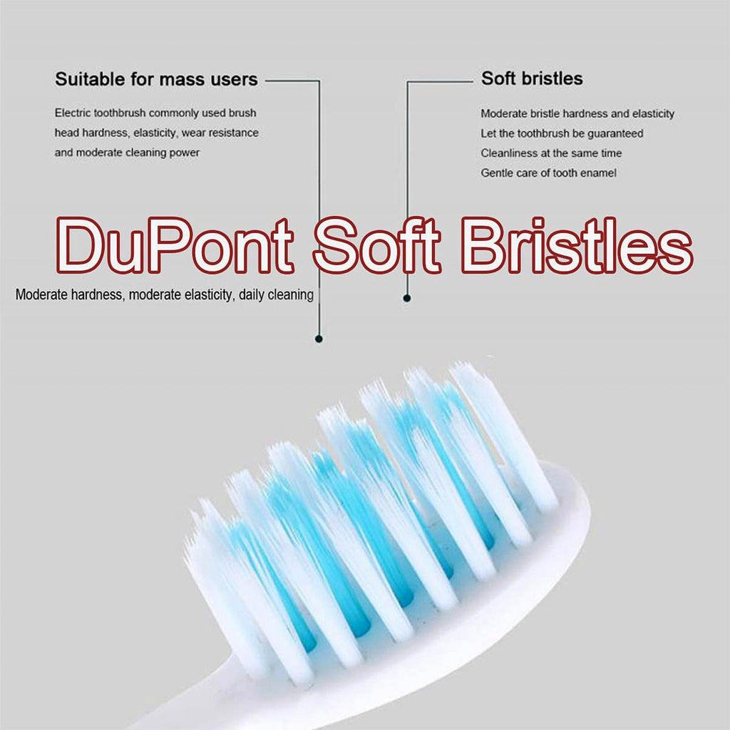 Electric Toothbrush Set – Rechargeable Sonic Cleaner with 3 Brush Heads