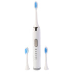 Electric Toothbrush Set – Rechargeable Sonic Cleaner with 3 Brush Heads