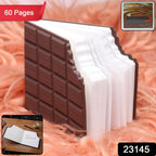 Chocolate-Shaped Notebook Cute Creative Gift for Kids & Adults - Side View