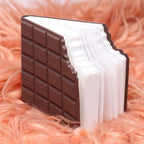 Chocolate-Shaped Notebook Cute Creative Gift for Kids & Adults - Back View