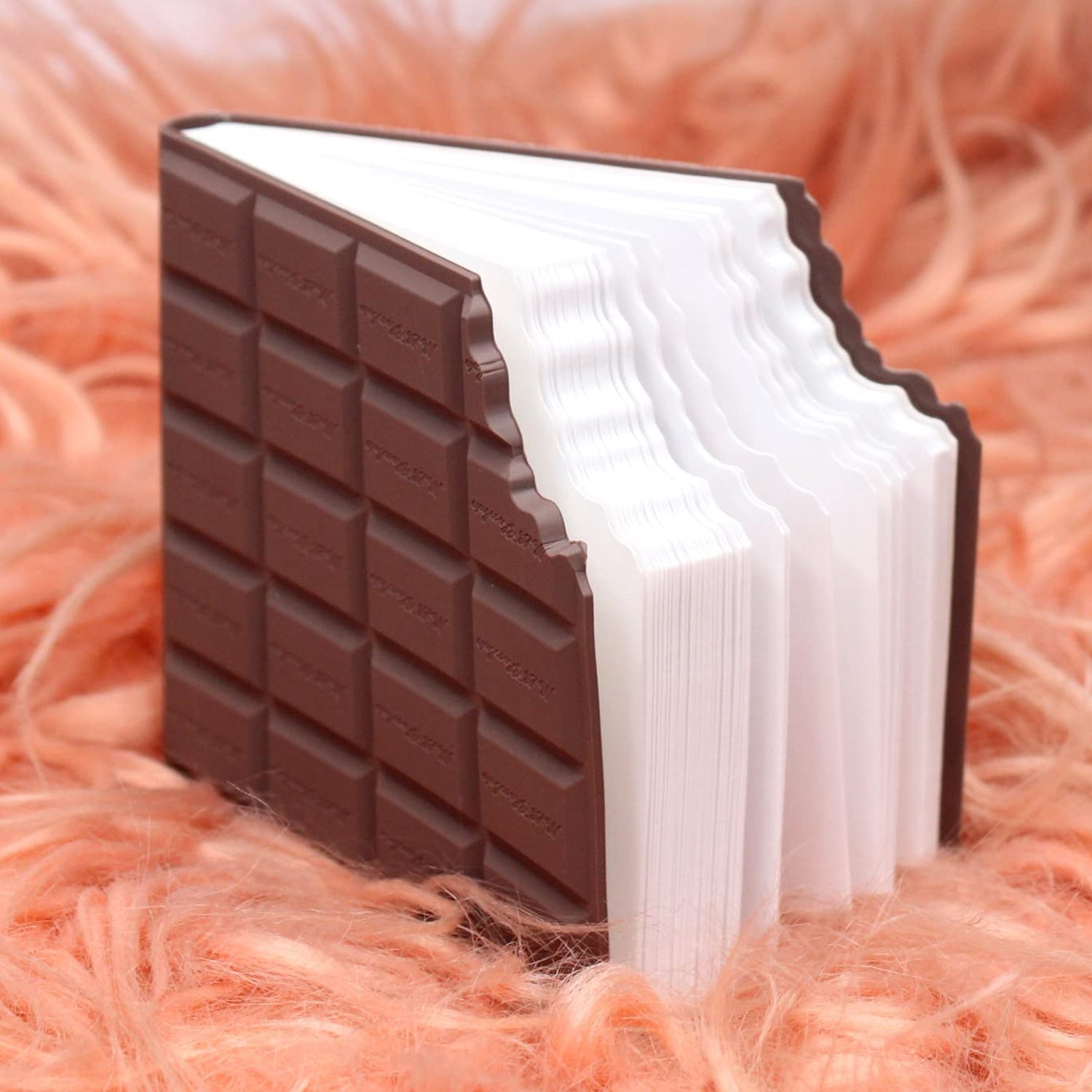 Chocolate-Shaped Notebook Cute Creative Gift for Kids & Adults - Back View