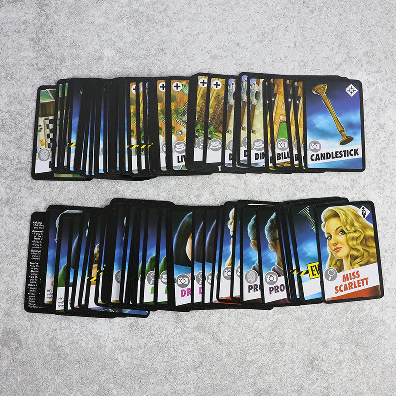 ALVENZA Clue Card Game – Fast-Paced Mystery Detective Fun