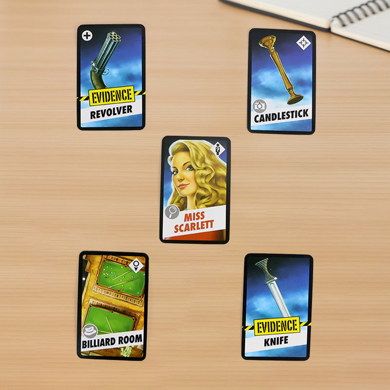 ALVENZA Clue Card Game – Fast-Paced Mystery Detective Fun