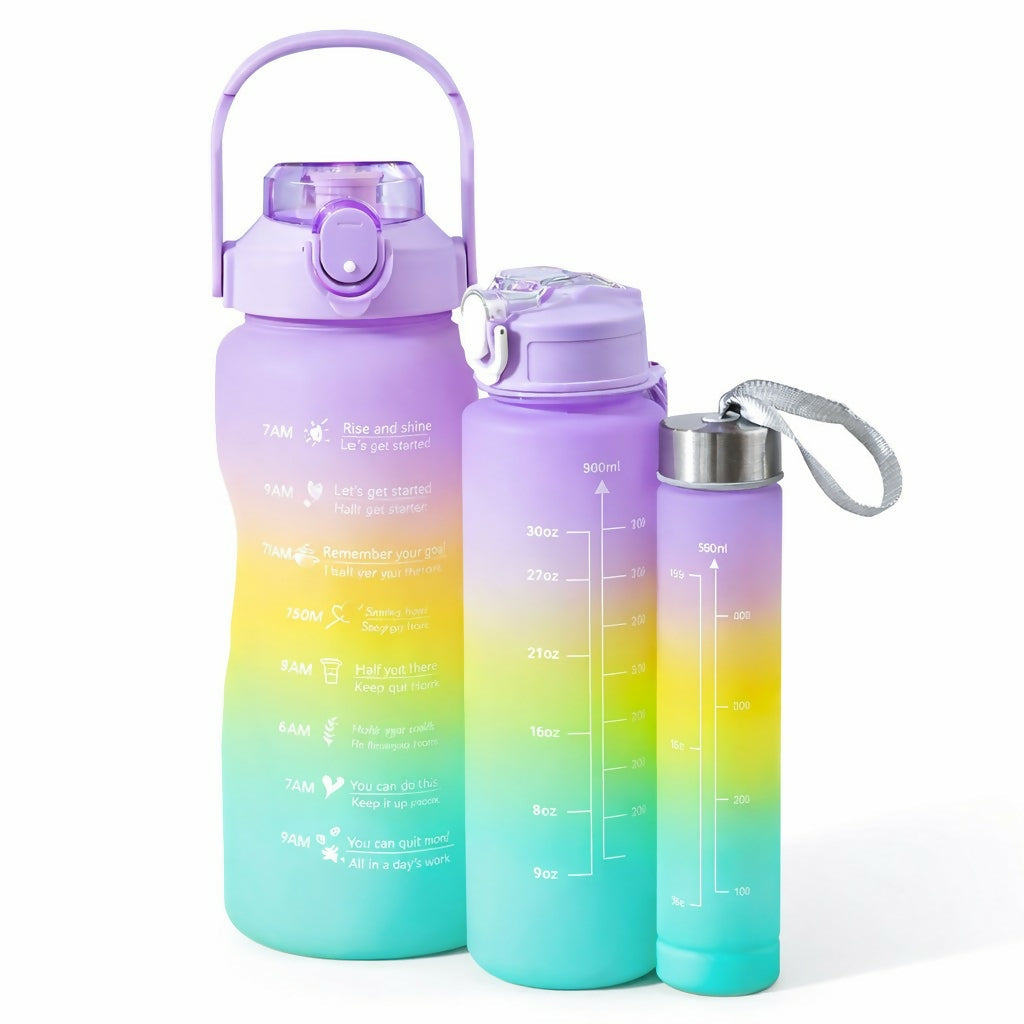ALVENZA Motivational Water Bottle – Handy Time Marker & Leakproof Design