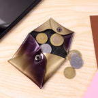 Coin Pouch Compact, Foldable PU Leather Wallet for Daily Use - Detail View 6
