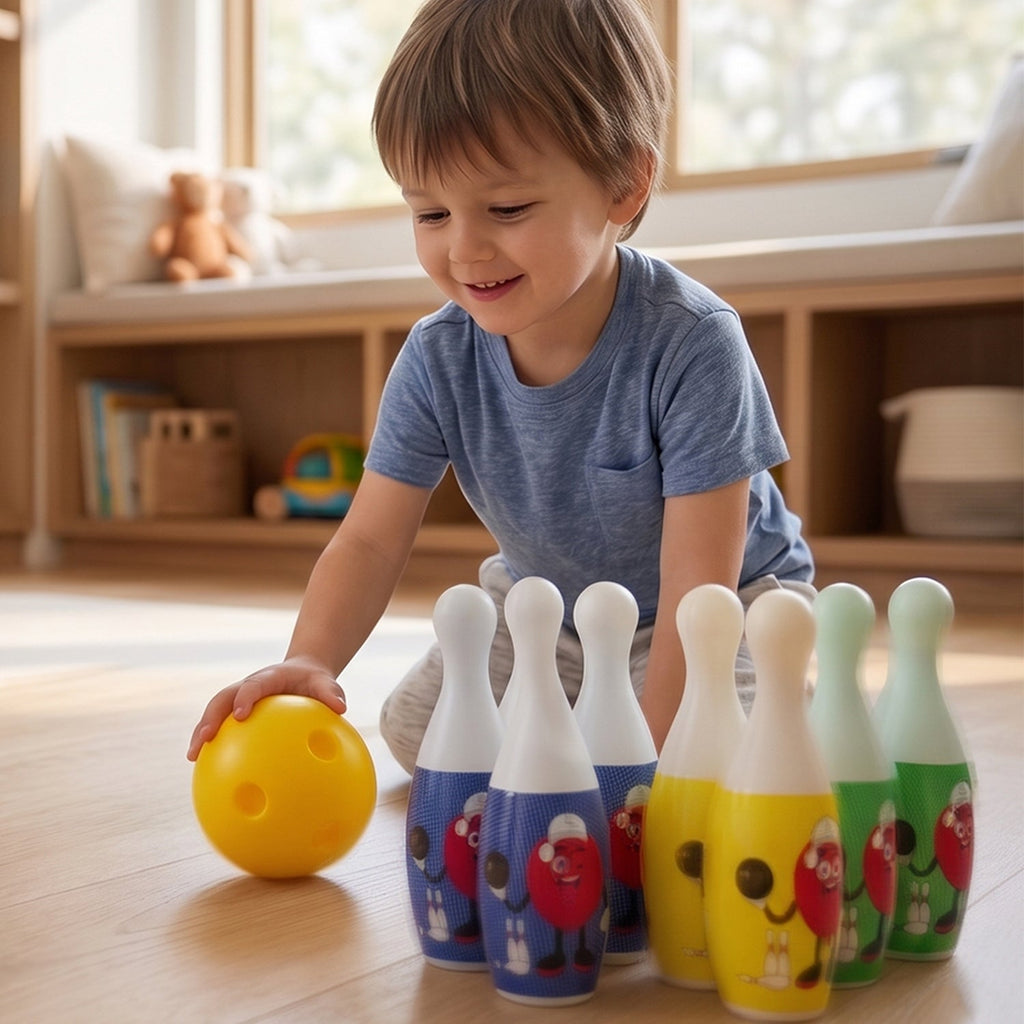 ALVENZA Kids Bowling Set – Develops Motor Skills & Coordination