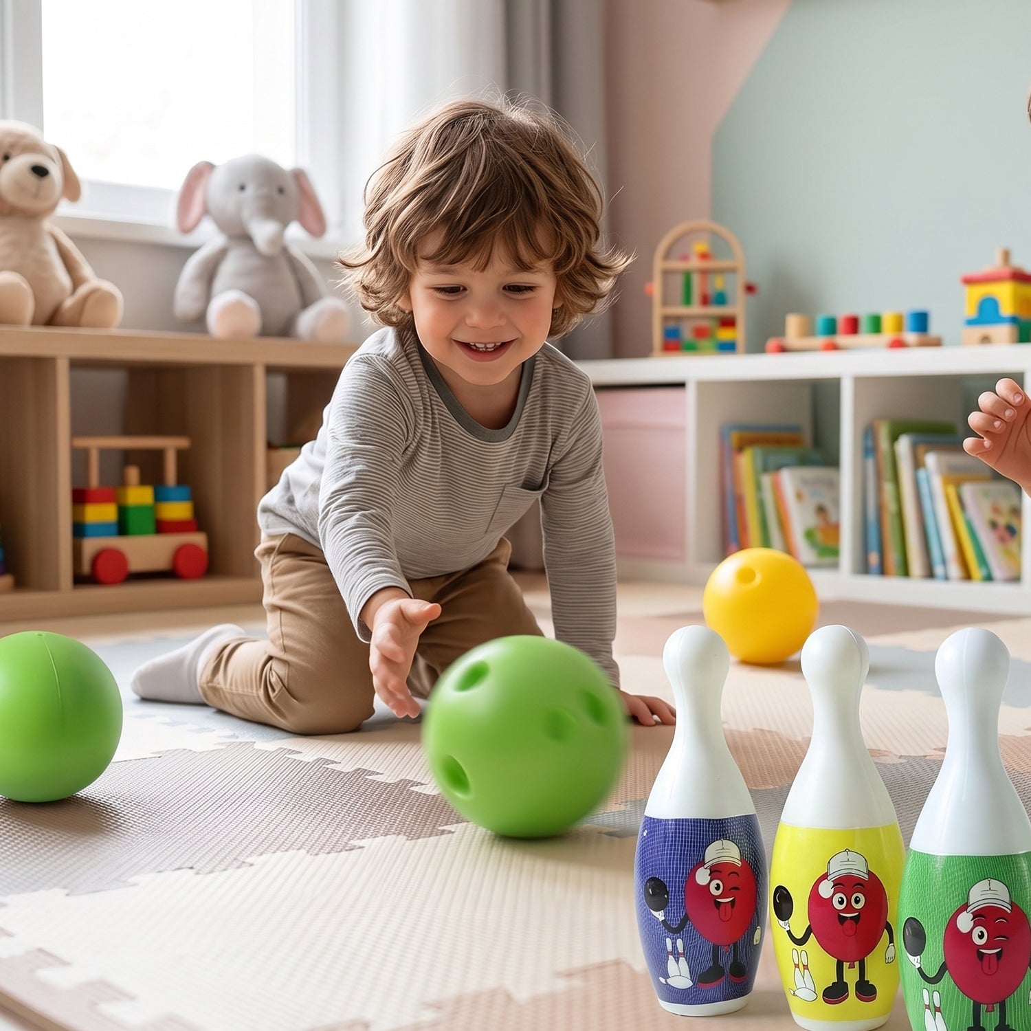 ALVENZA Kids Bowling Set – Develops Motor Skills & Coordination
