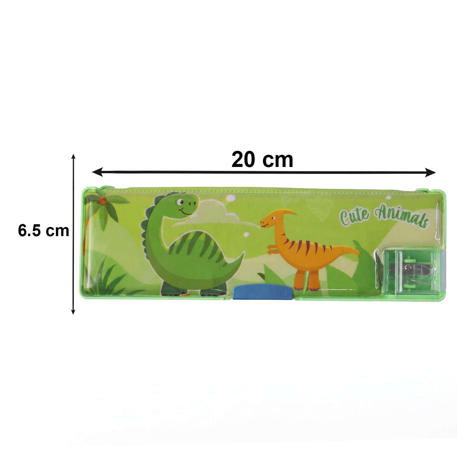 Kids Pencil Compass Fun Animal Design with Secure Lid - Detail View 6