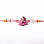 ALVENZA Lord Ganesha Rakhi – Divine Blessings & Elegant Design