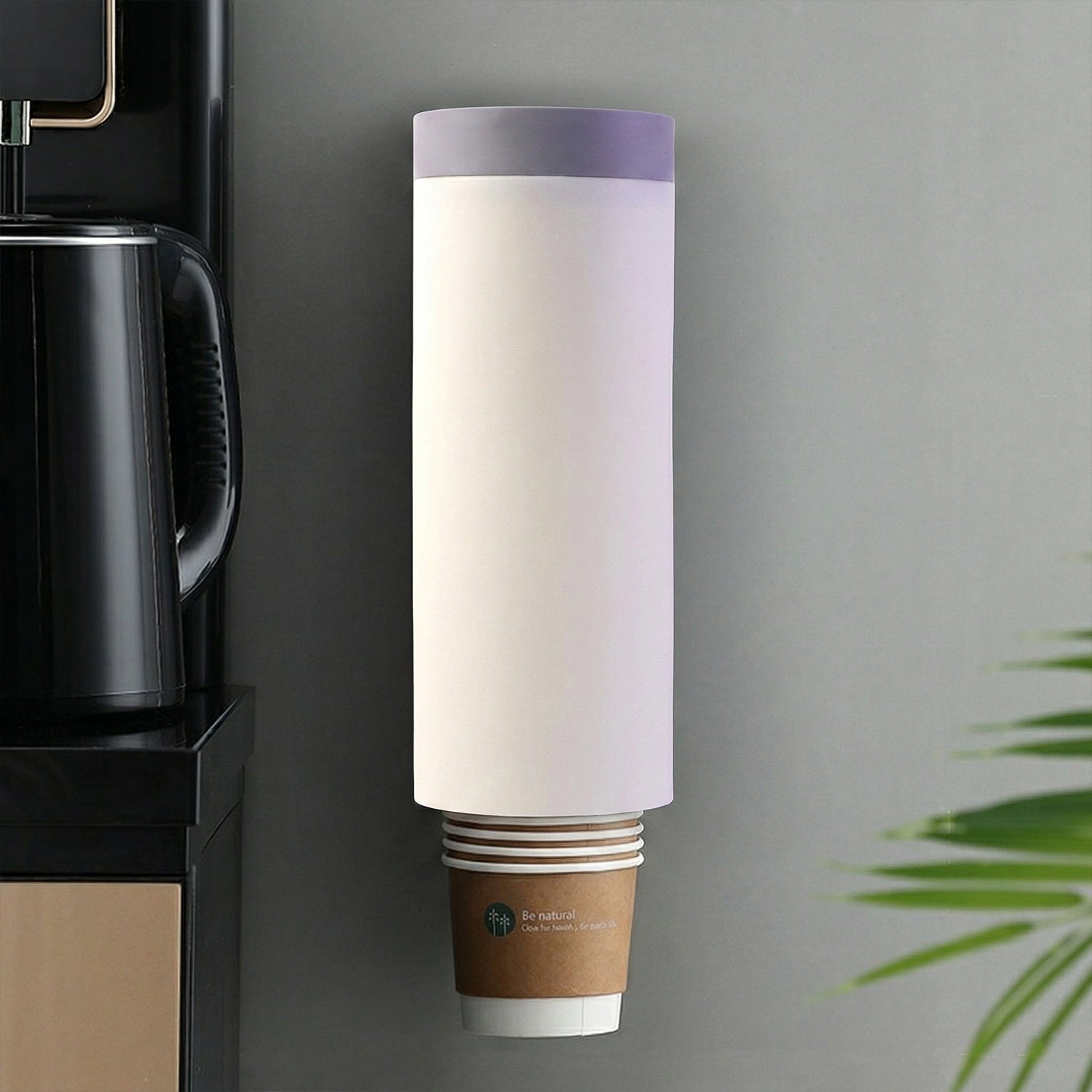 ALVENZA Wall Mounted Cup Holder – Space-Saving Dispenser for Hygienic Storage