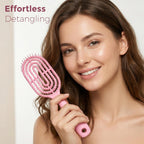 Detangling Hair Brush Faster Drying & Gentle Scalp Massage - Front View