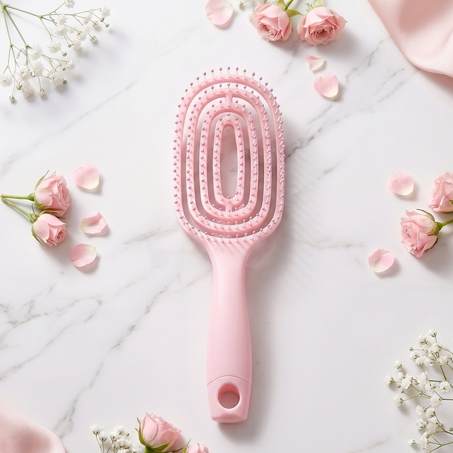 Detangling Hair Brush Faster Drying & Gentle Scalp Massage - Detail View 8