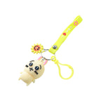 ALVENZA Cartoon Bunny Silicone Keychain – Soft & Durable Bag Charm
