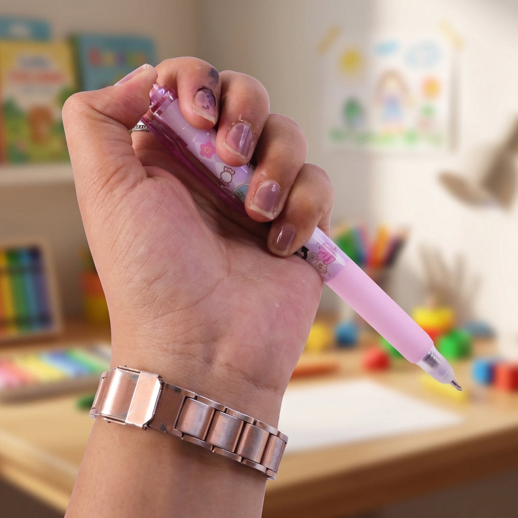 Erasable Gel Pen Smooth Writing & Vibrant Colors for Kids - Front View