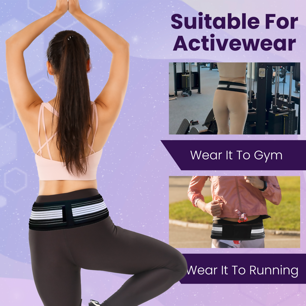 Hip Support Belt – Comfortable, Adjustable, Large Size for Back Relief