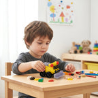 Cute Bulldozer Pencil Sharpener Toy Fun & Durable Desk Accessory - Front View