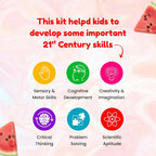 ALVENZA Watermelon Jelly Cube Slime Kit – Creative DIY Sensory Play
