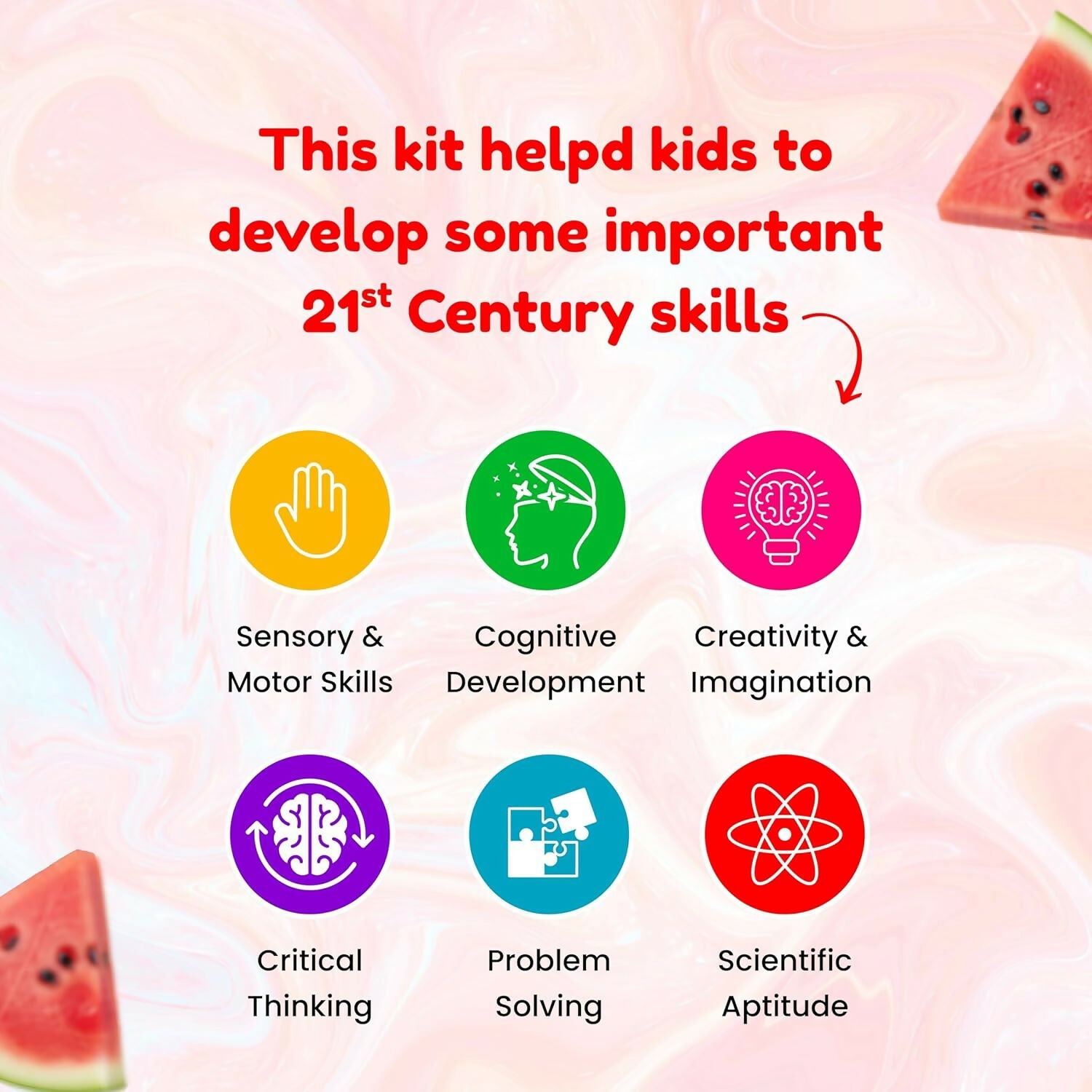ALVENZA Watermelon Jelly Cube Slime Kit – Creative DIY Sensory Play