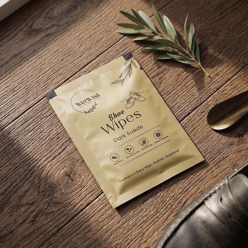 Shoe Cleaning Wet Wipes Fast Scrubbing & Travel-Friendly - Detail View 8