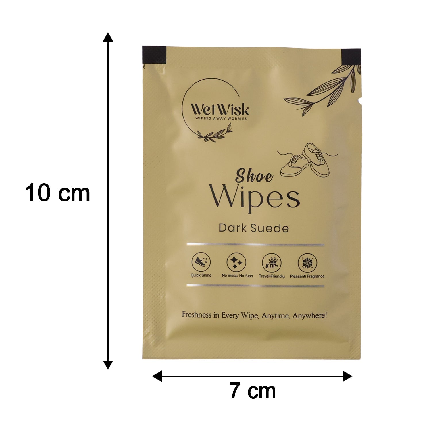 Shoe Cleaning Wet Wipes Fast Scrubbing & Travel-Friendly - Detail View 6