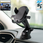 ALVENZA Car Mobile Holder – Adjustable 360° Suction Mount with One-Touch Lock