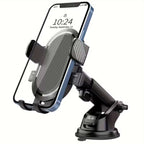 ALVENZA Car Mobile Holder – Adjustable 360° Suction Mount with One-Touch Lock