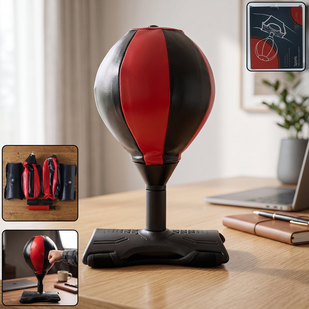 ALVENZA Inflatable Punching Bag – Portable & Durable for Indoor Fitness