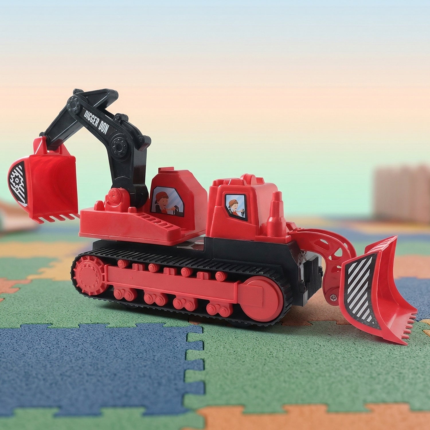 ALVENZA Digger Don Construction Track Toy – Realistic & Durable Kids Vehicle