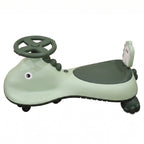 ALVENZA Kids Dinosaur Swing Car Ride On Toy with Music and Steering Wheel (1 Pc)