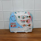 ALVENZA Kids Doctor Kit Suitcase – Portable Medical Play Set with Wheels