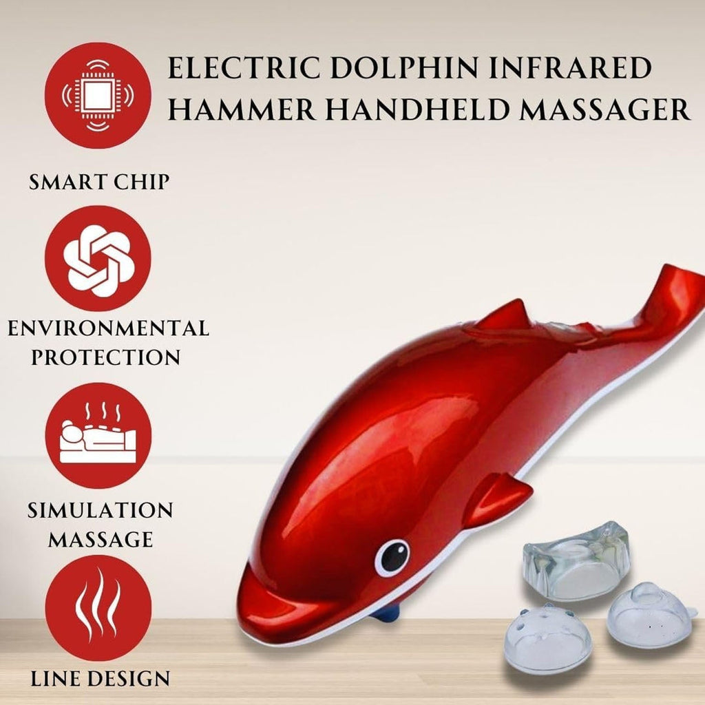 Dolphin Handheld Massager – Electric Pain & Stress Relief | Indo Glow