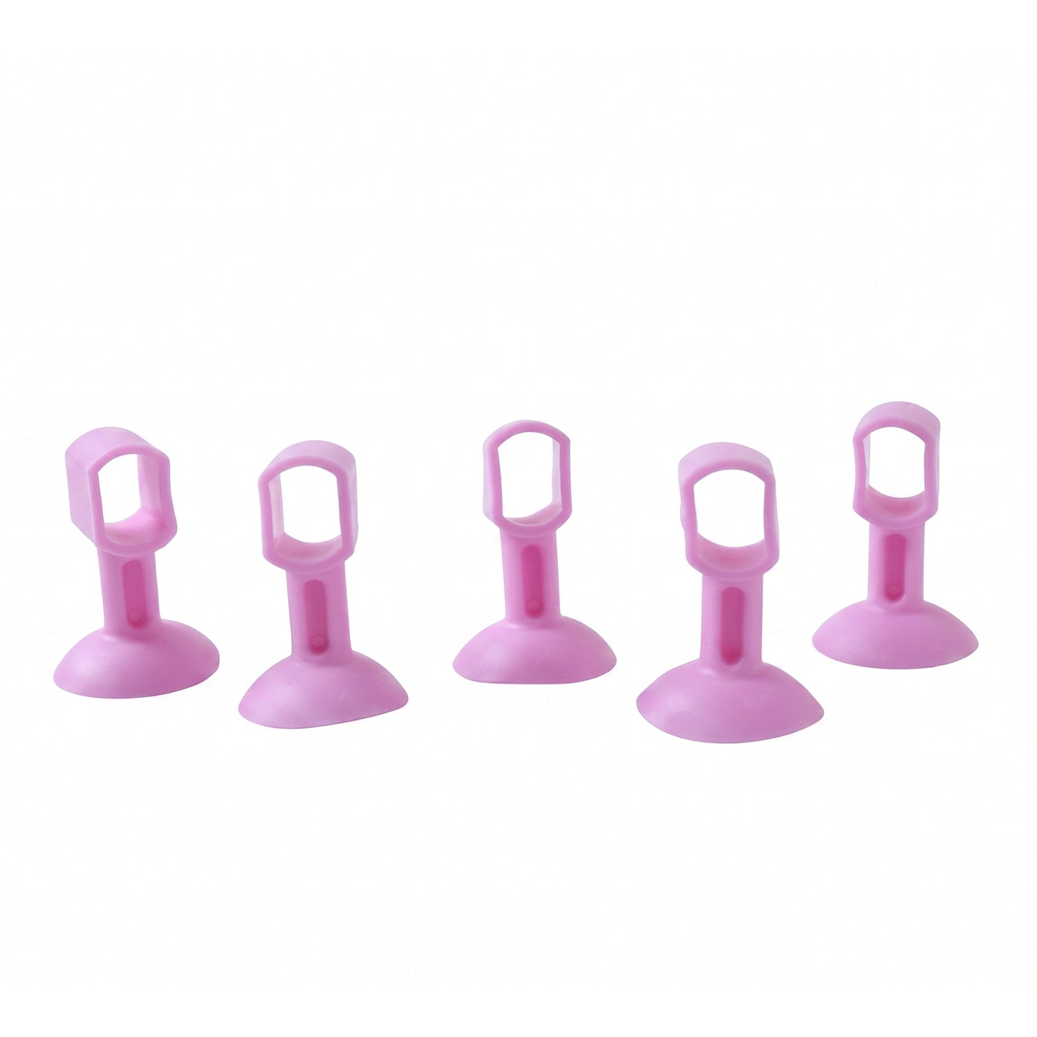 Silicone Door Stopper Strong Suction Base for Wall Protection - Back View
