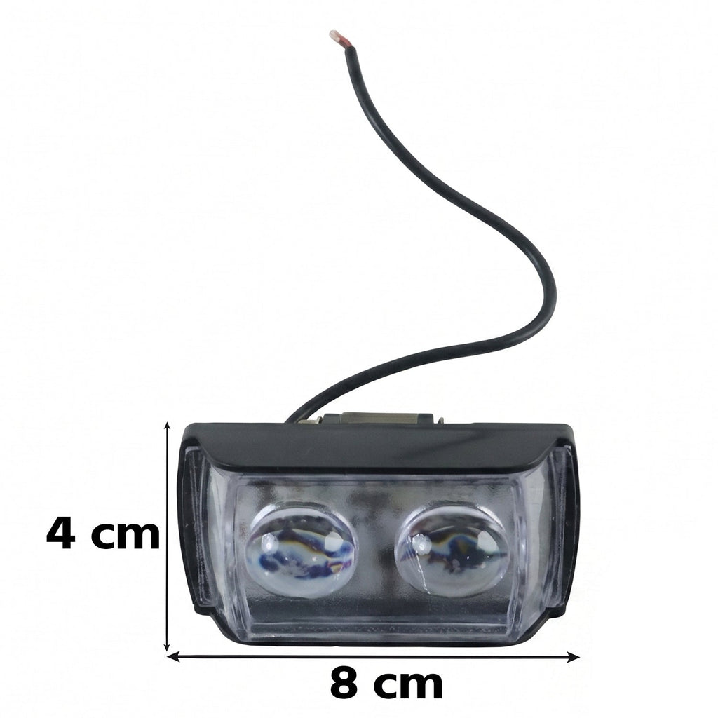 ALVENZA 3 Mode LED Fog Light – Ultra Mini Dual Lens for Vehicle Safety