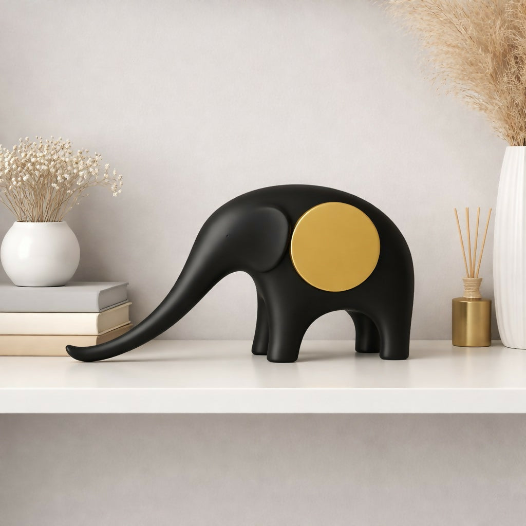 ALVENZA Modern Elephant Showpiece – Elegant Home Decor Accent