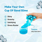 ALVENZA Jelly Cube Slime Kit – Super Shiny & Stretchy DIY Fun for Kids