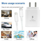 ALVENZA Type C Fast Charger – Rapid 25W Power Delivery with Cable