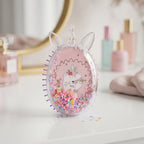 Cute Unicorn Hair Comb Fun, Detangling & Stylish for Kids - Back View
