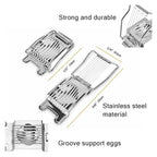 Stainless Steel Egg Slicer Neat, Even Slices Every Time - Detail View 6