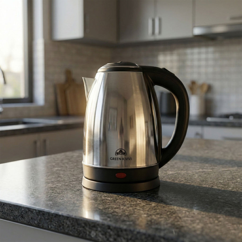 ALVENZA Electric Stainless Steel Kettle – Fast Boil with Auto Shut-Off