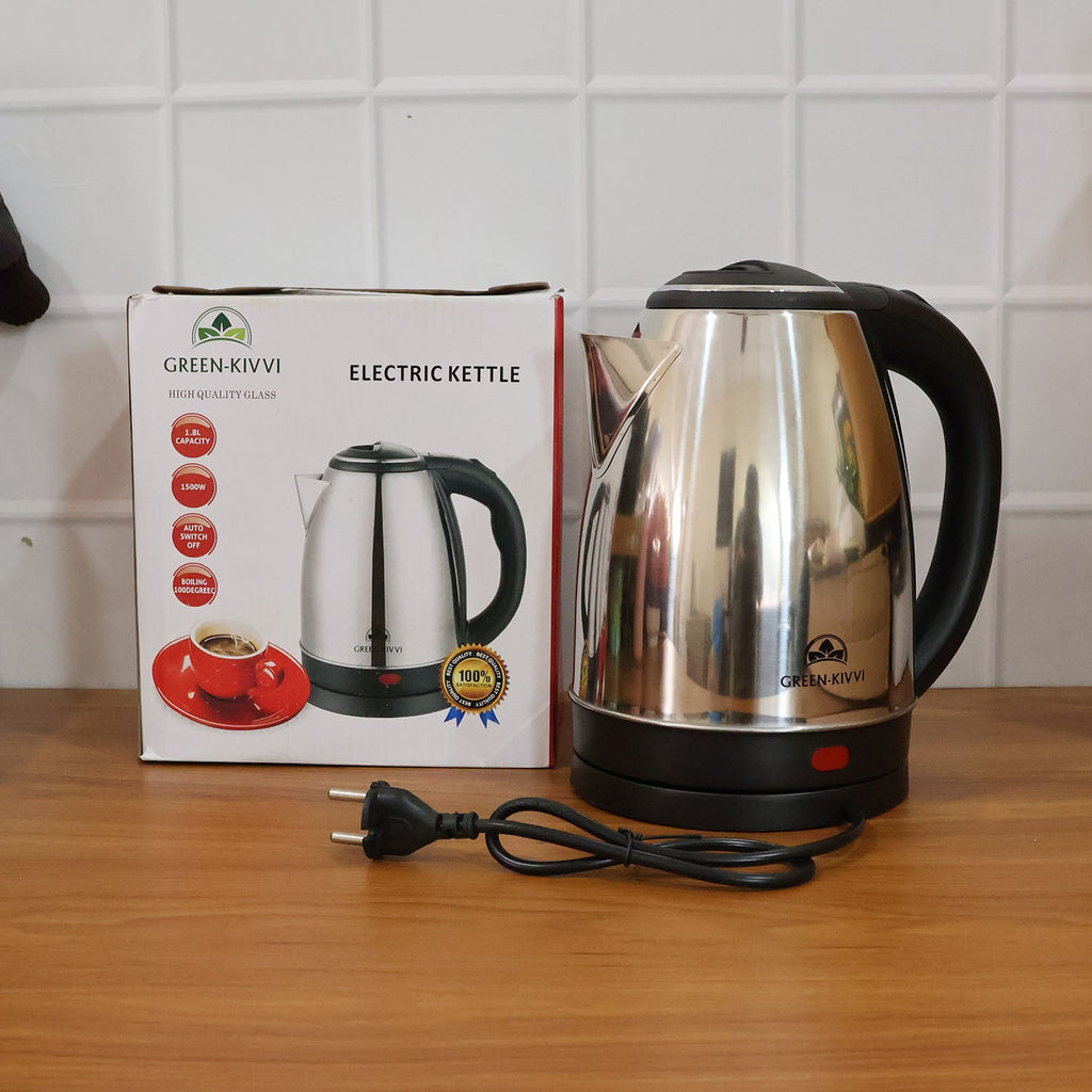ALVENZA Electric Stainless Steel Kettle – Fast Boil with Auto Shut-Off