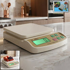 Kitchen Weighing Scale Compact Digital Food & Recipe Measure - Front View
