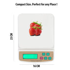 Kitchen Weighing Scale Compact Digital Food & Recipe Measure - Detail View 6