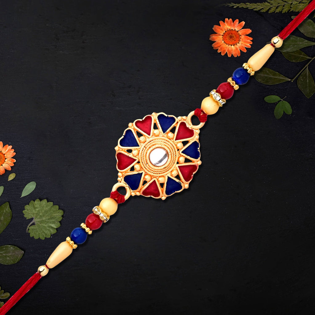 ALVENZA Traditional Rakhi – Handcrafted & Skin-Friendly for Raksha Bandhan