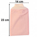 Soft Exfoliating Bath Scrub Glove Gentle Skin Renewal Tool - Detail View 6