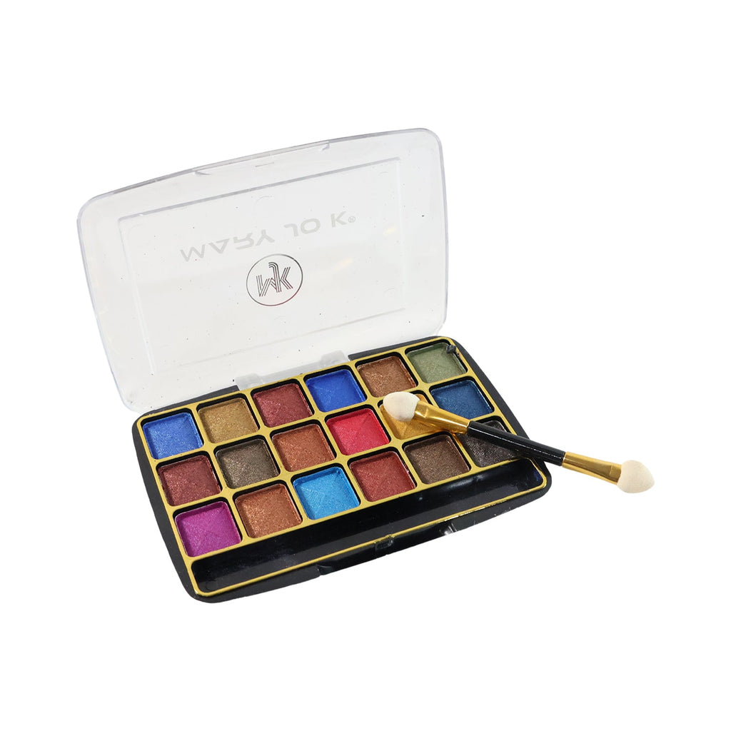 18-Color Shimmer Eyeshadow Palette – Vibrant, Long-Lasting Shades