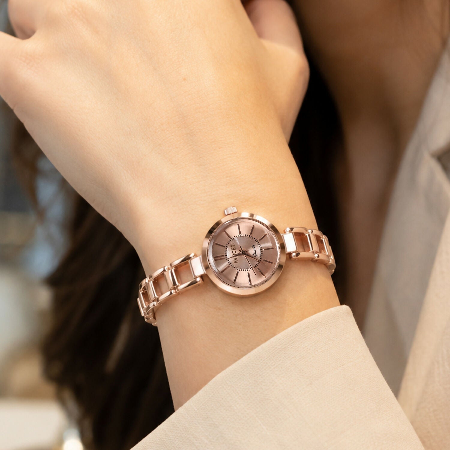 Rose Gold Watch – Elegant Daily Wear for Women